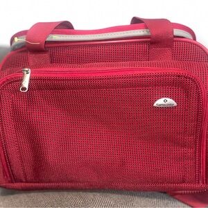 Samsonite Red personal item carry on luggage bag